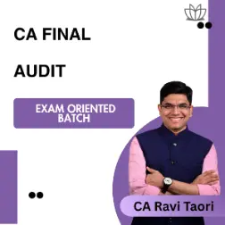 New CA Final | Audit | Exam Oriented Batch | CA Ravi Taori | Jan 2026 / May 2026 / Sep 2026